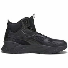 Кроссовки PUMA Trinity Mid Hybrid, размер 7 UK, чёрный