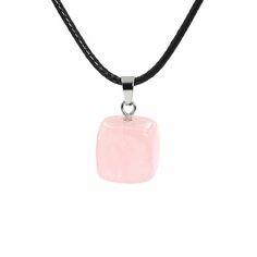 Колье SILVARIE, розовый кварц, длина 44 см, розовый кварц