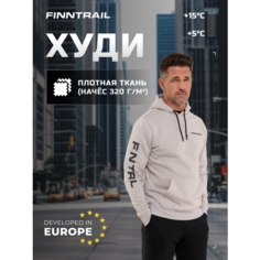 Худи Finntrail Футер с начёсом, размер XL, , серый