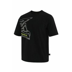 Футболка Finntrail Helmet, 1 шт., размер S, черный, серый, BlackYellow