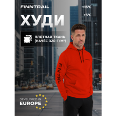 Худи Finntrail Футер с начёсом, размер XL, , красный