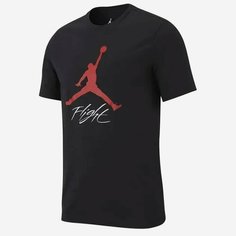 Футболка NIKE JUMPMAN FLIGHT HBR TEE, 1 шт., размер M, чёрный