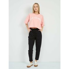 Брюки спортивные H&T Collection, размер 42, черный