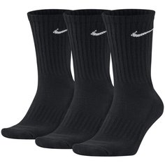 Носки NIKE Cushion Crew Training Sock (3 Pair), комплект, 3 пары, размер L, черный