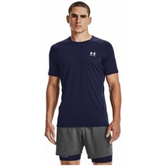 Футболка Under Armour HeatGear Fitted SS, 1 шт., размер 3XL, синий