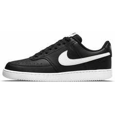 Кеды NIKE M Court Vision Low Next Nature, полнота F (EU)/ на среднюю стопу, размер 13 US, черный, белый