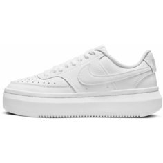 Кеды NIKE Nike Court Vision Alta Leather, полнота F (EU)/ на среднюю стопу, размер 10,5 US, белый