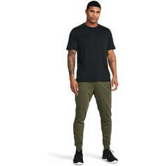 Брюки спортивные Under Armour Rival Terry, размер SM, зеленый