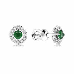 Серьги пусеты VALTERA, серебро, 925 проба, , серебристый