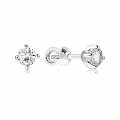 Серьги пусеты VALTERA, серебро, 925 проба, , серебристый