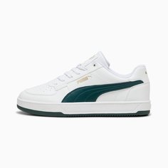 Кеды PUMA Caven 2.0, размер 10,5 UK, PUMA White-Dark Myrtle-PUMA Gold