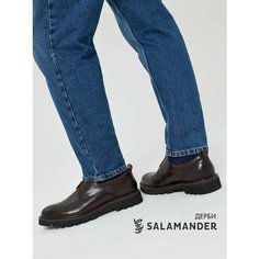 Полуботинки дерби Salamander, размер 41, темно-коричневый