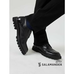 Полуботинки дерби Salamander, размер 40, черный