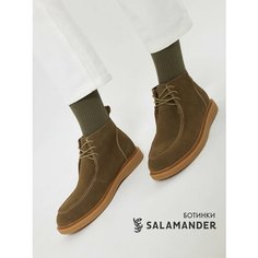 Полуботинки дерби Salamander, размер 40, хаки