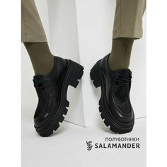 Полуботинки дерби Salamander, размер 37, черный
