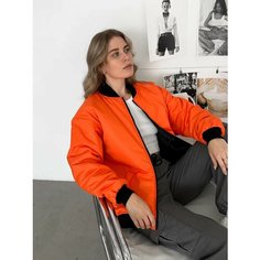 Бомбер For Rain, размер 60, оранжевый