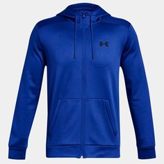 Толстовка спортивная Under Armour Armour Fleece Fz Hoodie, размер MD, , синий