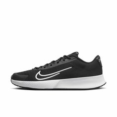 Кроссовки NIKE Court Vapor Lite 2, полнота F (EU)/ на среднюю стопу, размер 8,5 US, чёрный