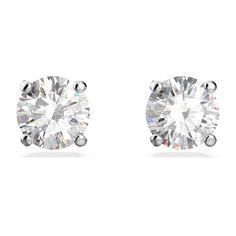 Серьги SWAROVSKI, кристаллы Swarovski, серебристый