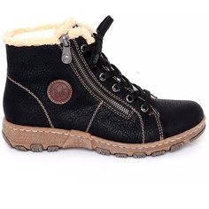 Ботинки Rieker, размер 38, черный