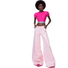 Джинсы широкие IRNBY, размер XS/170, pink