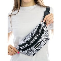 Сумка поясная НЕСТАНДАРТИКА, фактура гладкая, аниме