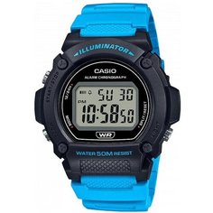 Наручные часы CASIO Collection, голубой/черный