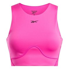 Топ спортивный Reebok Lux Contour Crop W, размер XS, розовый