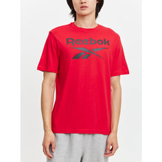 Футболка спортивная Reebok Id Stacked Logo, размер 2XL, красный
