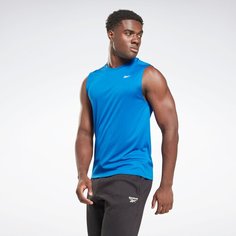 Майка спортивная Reebok TRAIN SLVLS TECH TEE, размер 2XL, синий