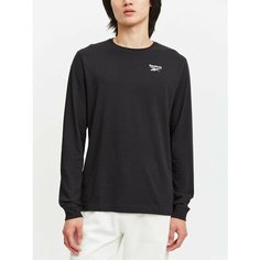 Лонгслив спортивный Reebok Identity Small Logo Ls Tee, размер 2XL, , черный