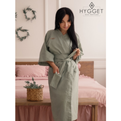 Халат-кимоно HYGGET, размер 44-48, полынь
