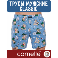 Трусы Cornette Classic, размер XXL, голубой