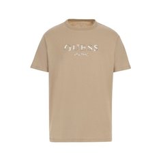 Футболка GUESS, размер XL, коричнeвый