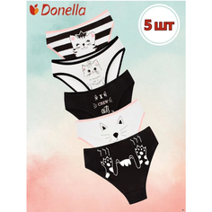 Трусы Donella, 5 шт., размер 4/5-110/116, микс