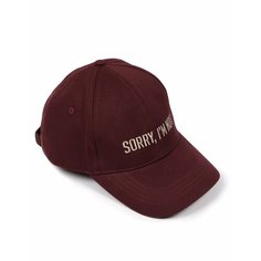 Кепка SORRY, IM NOT, размер one size, бордовый
