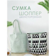 Сумка шоппер IBRICO, бирюзовый