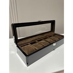 Шкатулка Prestige, темно-коричневый