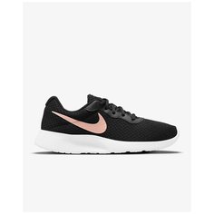 Кроссовки NIKE Tanjun, полнота F (EU)/ на среднюю стопу, размер 9 US, черный/розовый