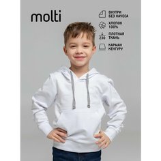 Худи molti, размер 6 лет, белый
