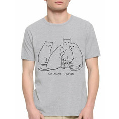 Футболка DreamShirts Studio, размер M, серый..