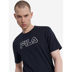 Футболка Fila, размер 52, темно-синий