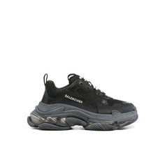 Кроссовки BALENCIAGA Triple S, размер 45 FR, чёрный