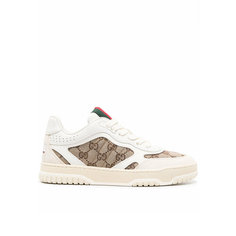 Кроссовки GUCCI Re-Web, размер 37,5 IT, серебристый