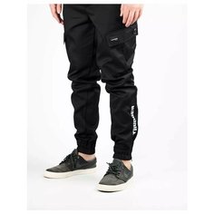 Брюки джоггеры BLK CROWN, размер M, черный