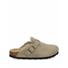 Мюли Birkenstock Boston Shearling, размер 37 EU Narrow, коричневый