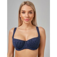 Бюстгальтер Anfen, размер 80D, темно-синий