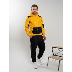 Костюм спортивный Jools Fashion, размер 50, оранжевый/черный