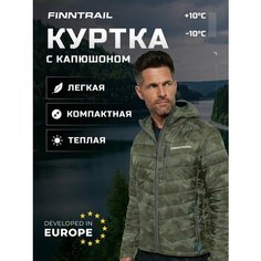 Куртка Finntrail Master Hood, размер L, CamoShadowGreen