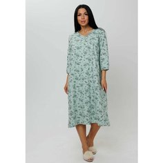 Сорочка Modellini Сорочки Modellini утепленные, размер 54, фисташковый